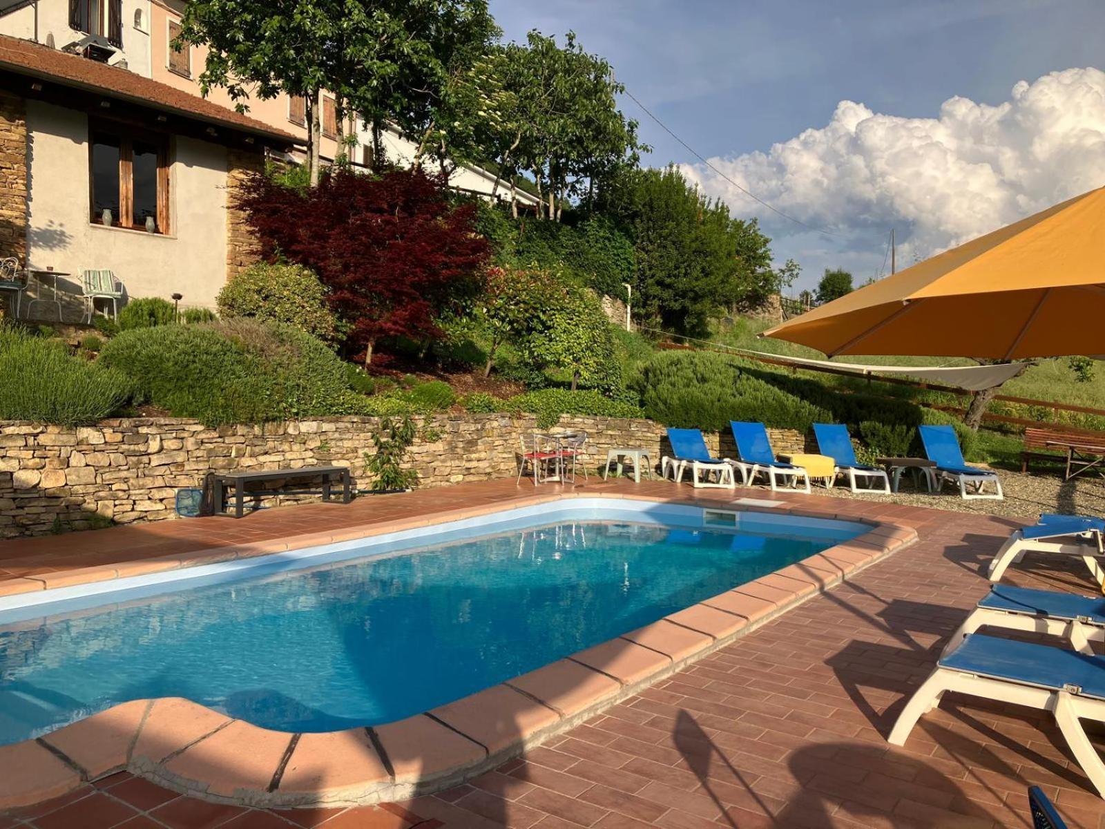 Casa Petra - Casa Tre Stelle - Casa Caneva - Ferien Fuer 6-14 Personen Ponti Eksteriør bilde